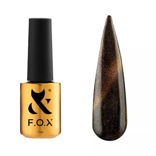 F.O.X Gel Polish  GALAXY CAT EYE  Гель-лак з ефектом котячого ока 7 мл №001 Galaxy